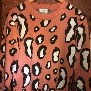 Cheetah Print Sweatshirt